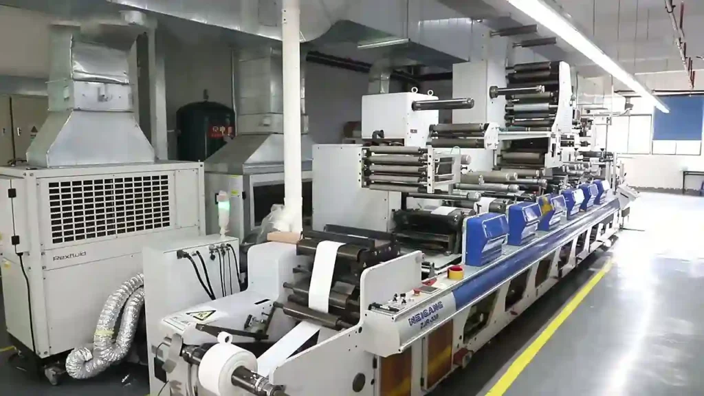 Assembly line production of wristband materials